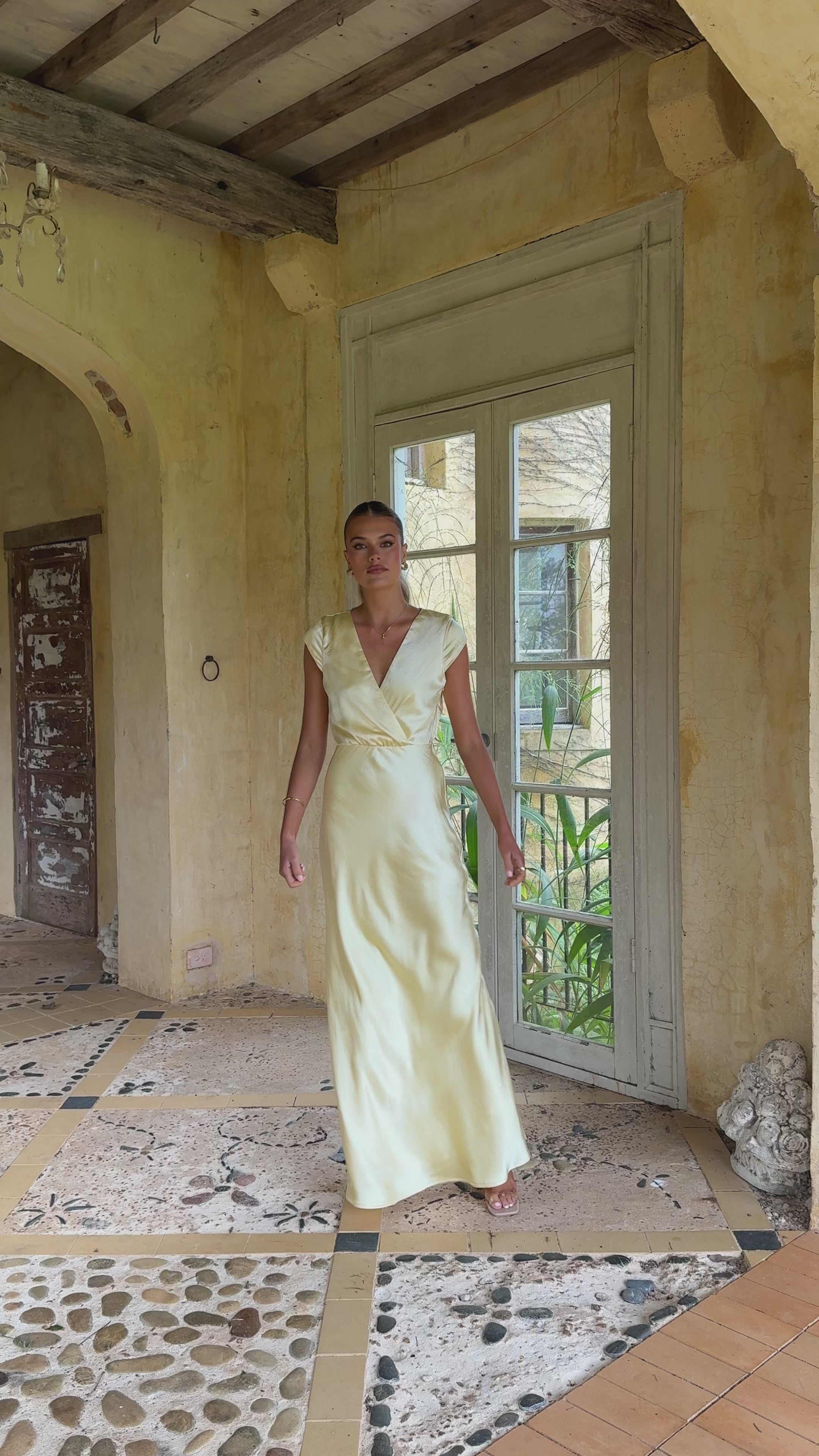 Selma Maxi Dress - Yellow