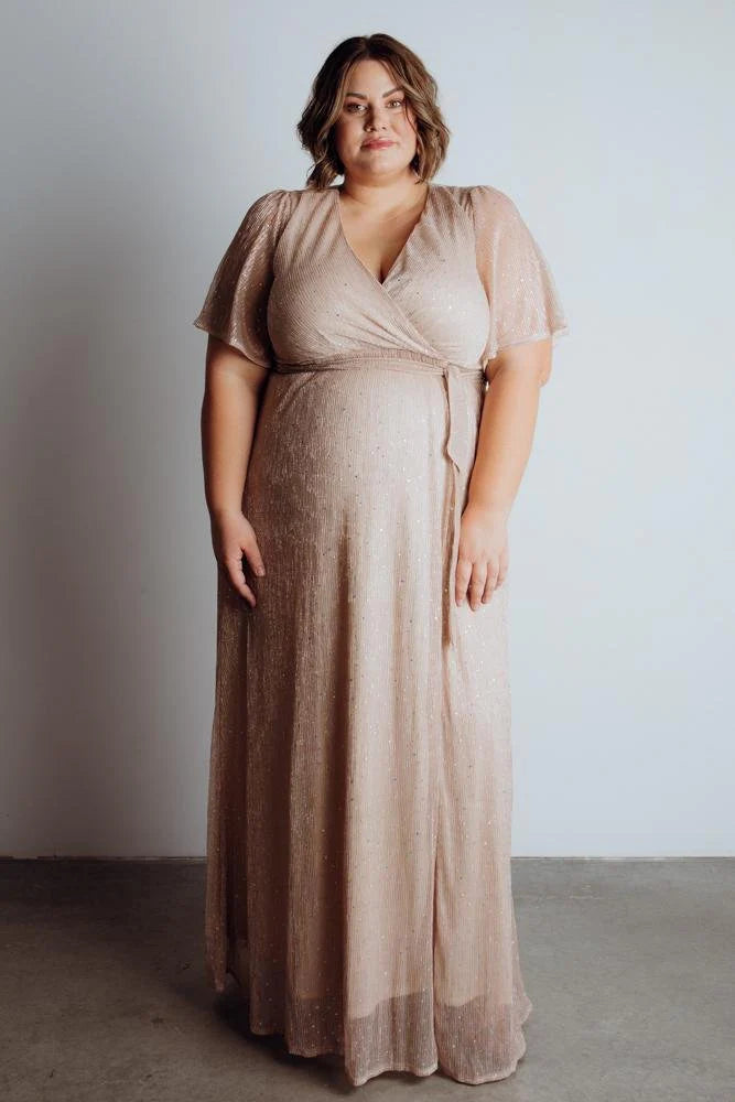 Grace Sparkle Gown | Champagne