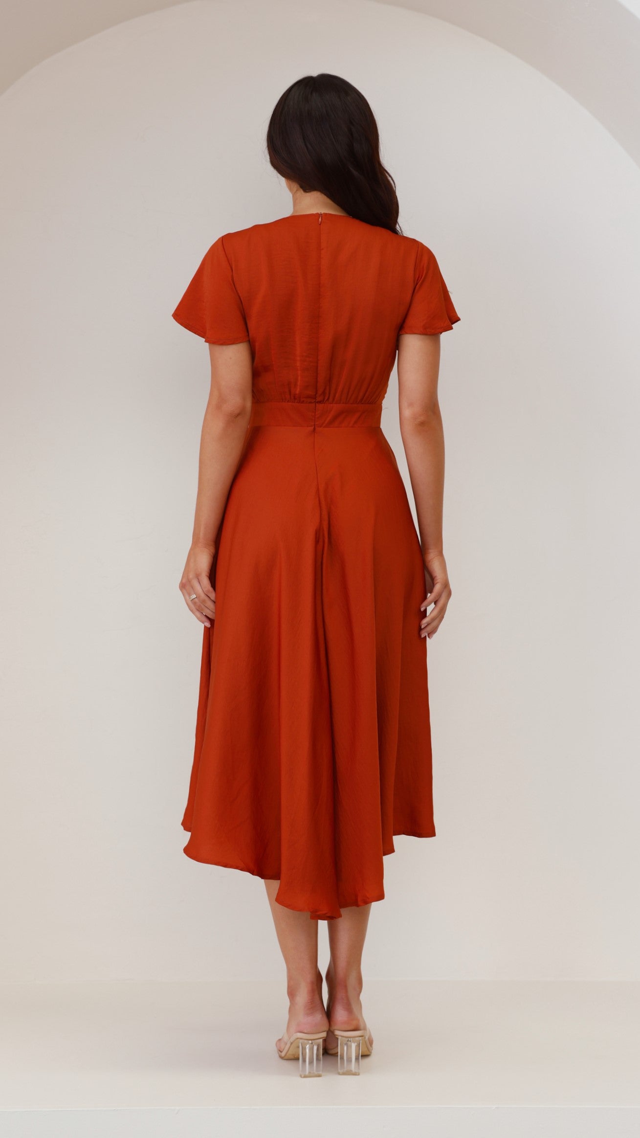 Sunny Daze Dress - Rust