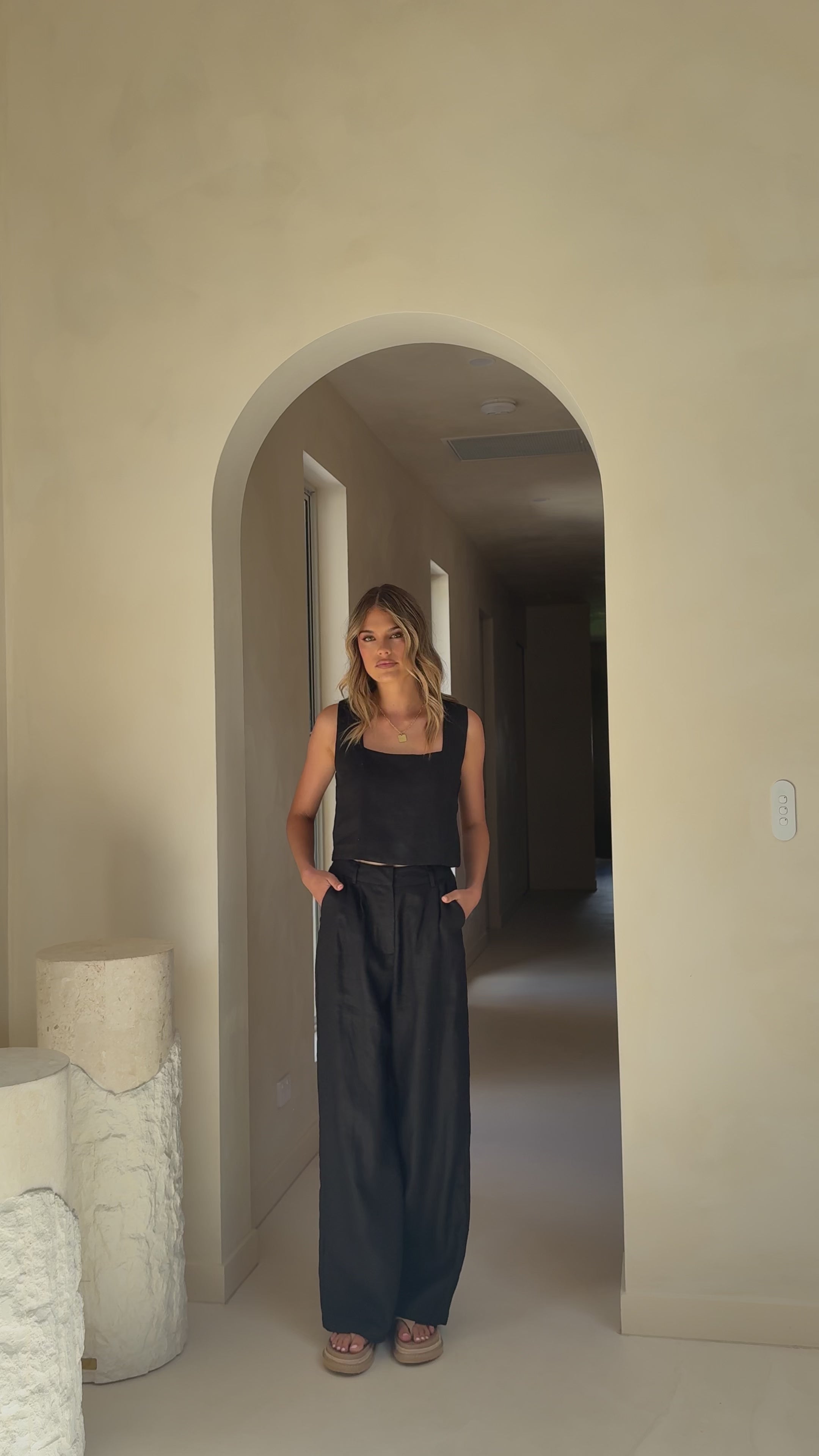 Tillie Crop Top - Black