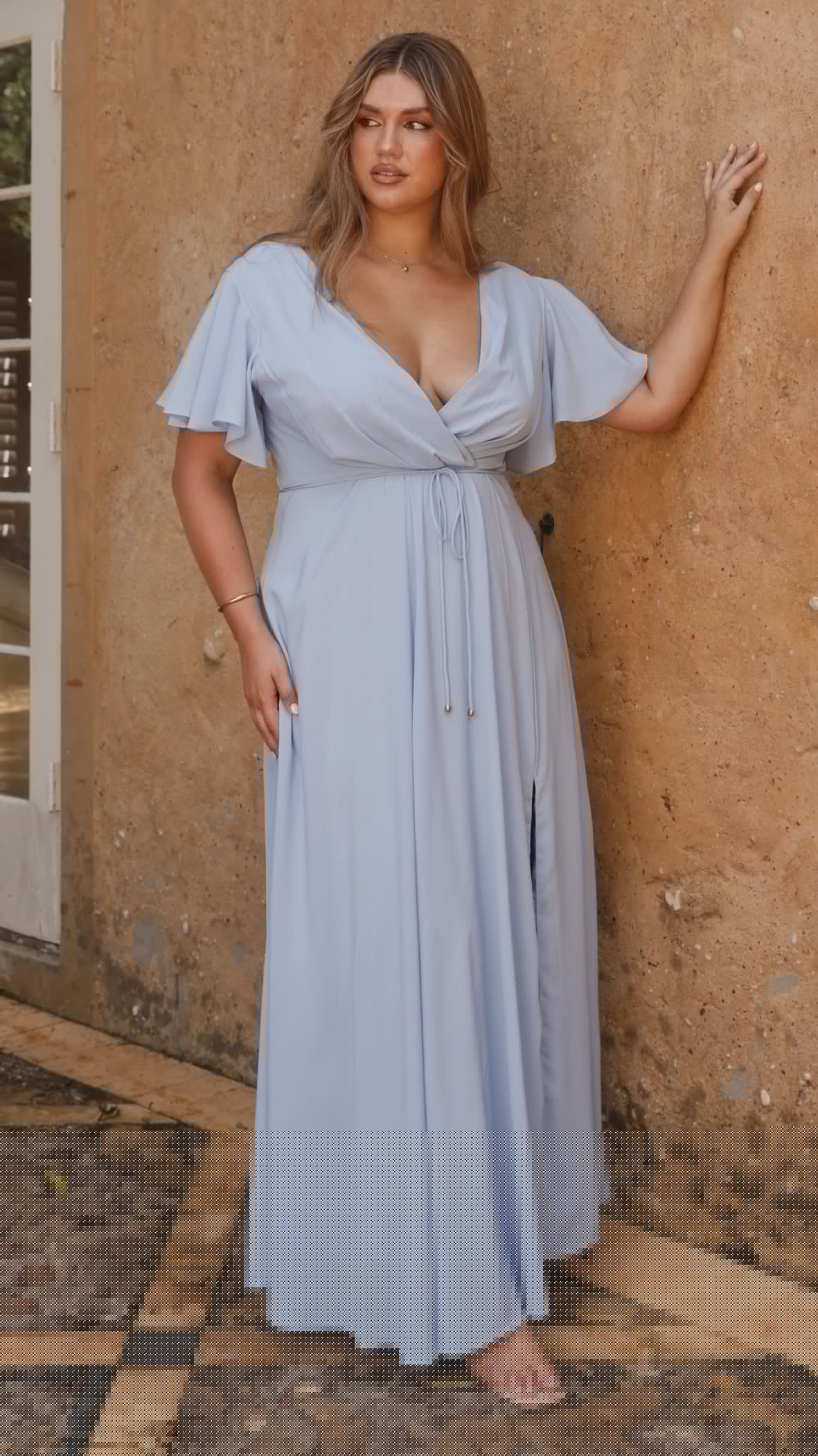 Charlize Maxi Dress - Blue